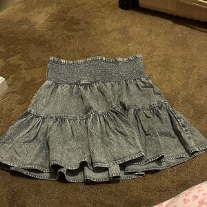 Elan Charcoal A-Line Skirt